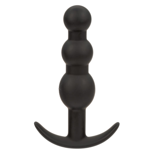 "Boundless Vibrating Beaded Plug - Black SE2700532"