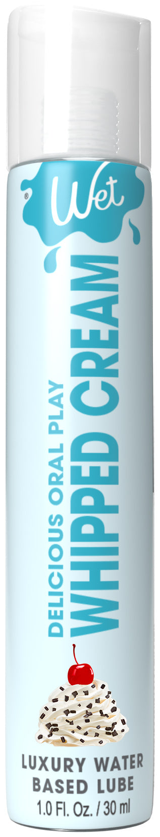 "Wet Delicious Oral Play - Whipped Cream - Waterbased Flavored Lubricant 1 Oz WT21542"