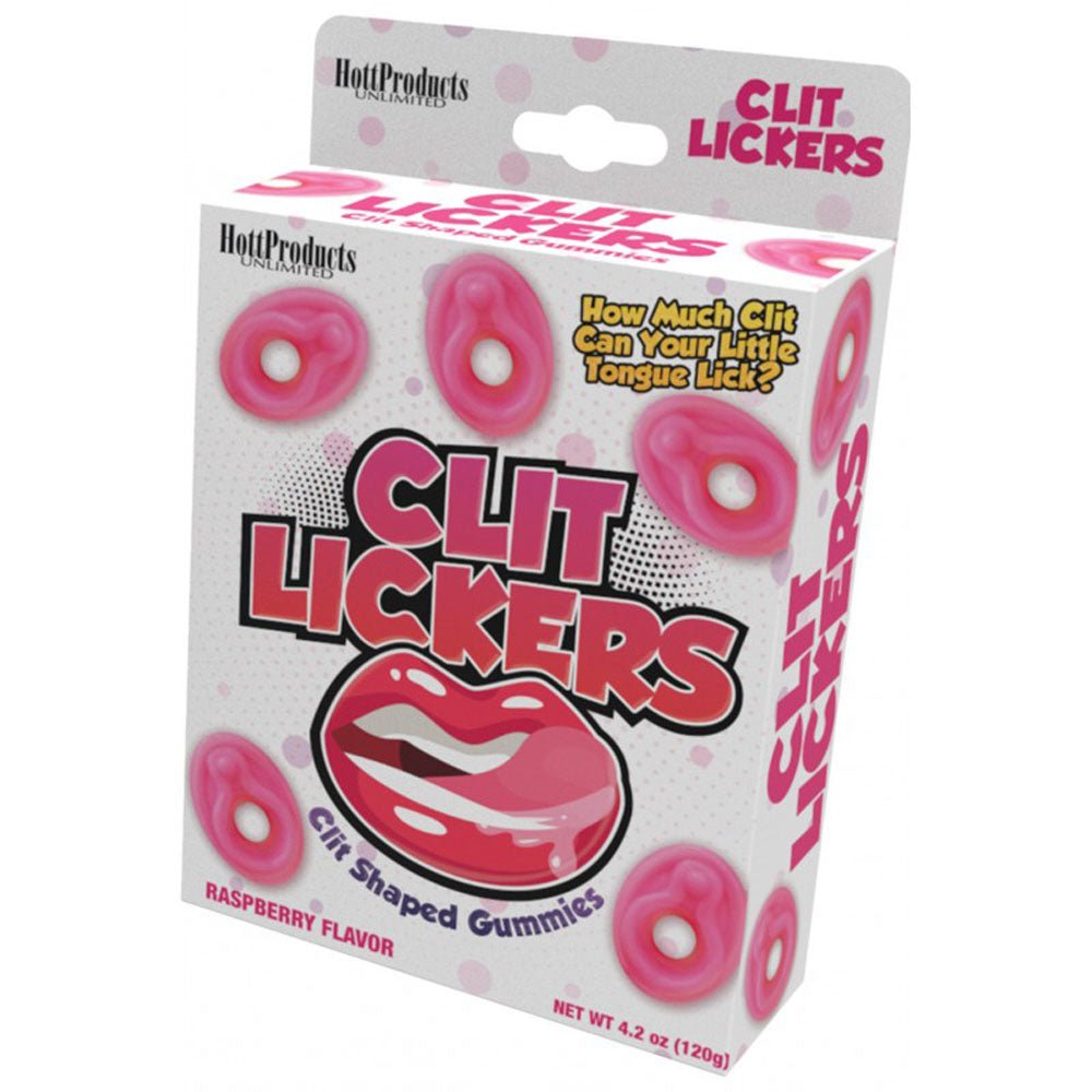 Clit Lickers Gummies Raspberry Flavors 4.2oz - Time4Task2Toys
