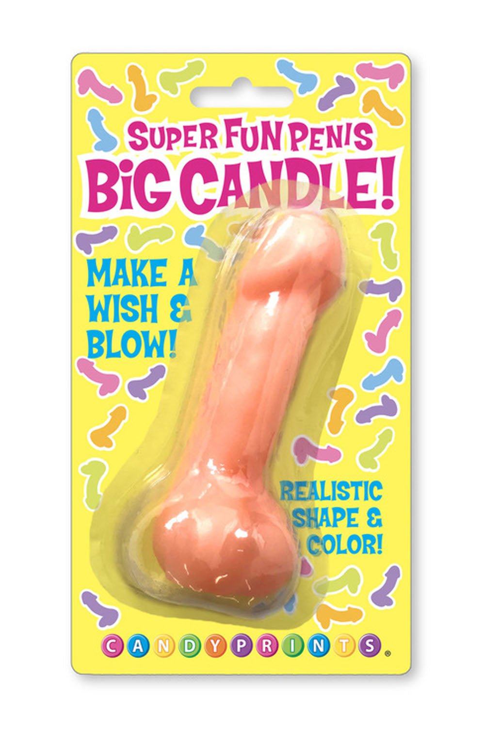 Super Fun Big Penis Candle - Pink - Time4Task2Toys