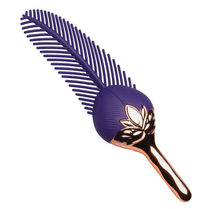 "The Tickler Vibrating Silicone Feather Tickler MS-AH684"