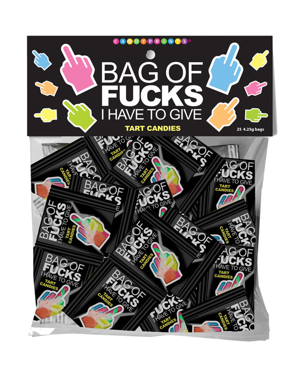 "Bag of Fucks I Have to Give Bag of 25 Count LG-CP1217"