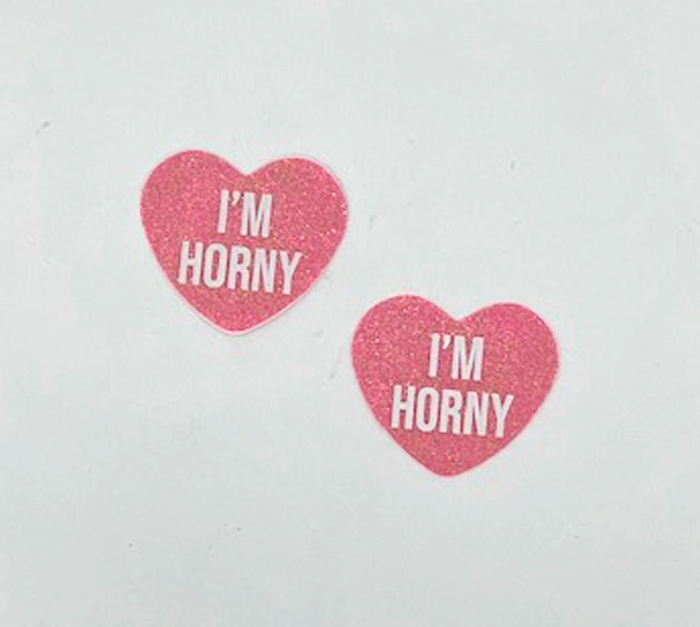 i'm Horny Berry Candy Heart Pasties - Time4Task2Toys