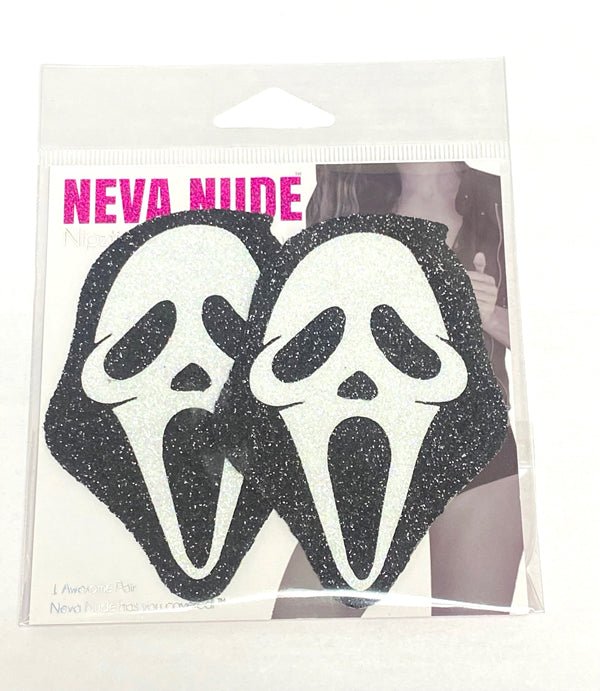 Scream Ghostface Halloween Pasties - Time4Task2Toys