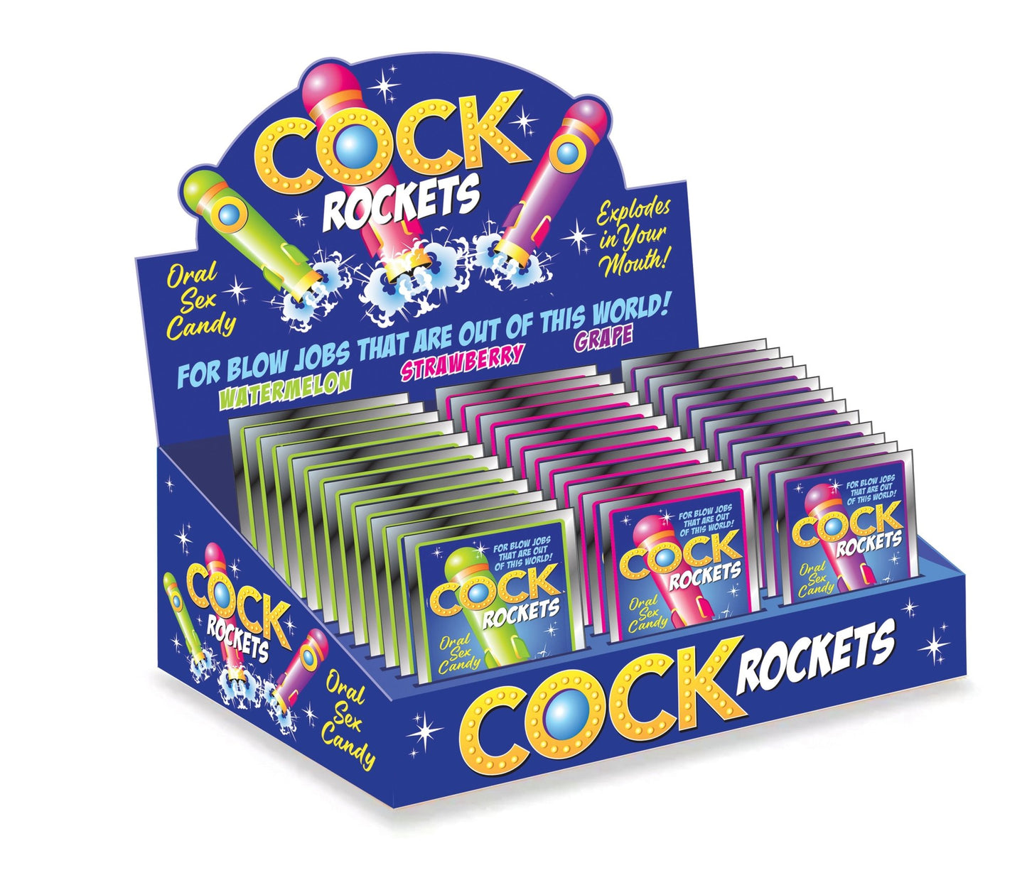 Cock Rockets Display of 36 - Time4Task2Toys