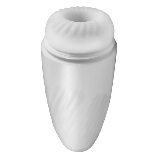 "Magic Vibrating and Talking Masturbator - White NW3296"