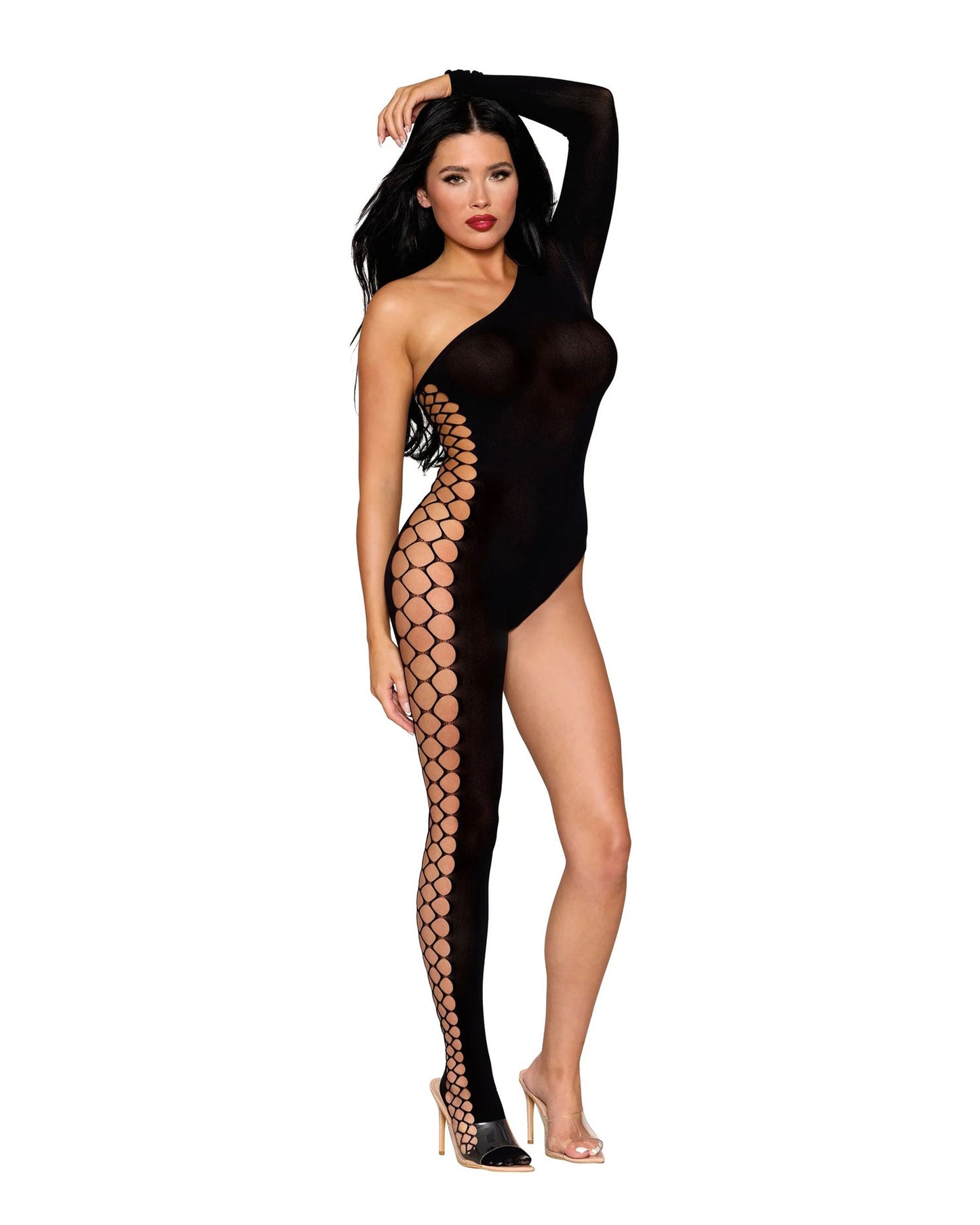 Bodystocking Dmnd - One Size - Black - Time4Task2Toys