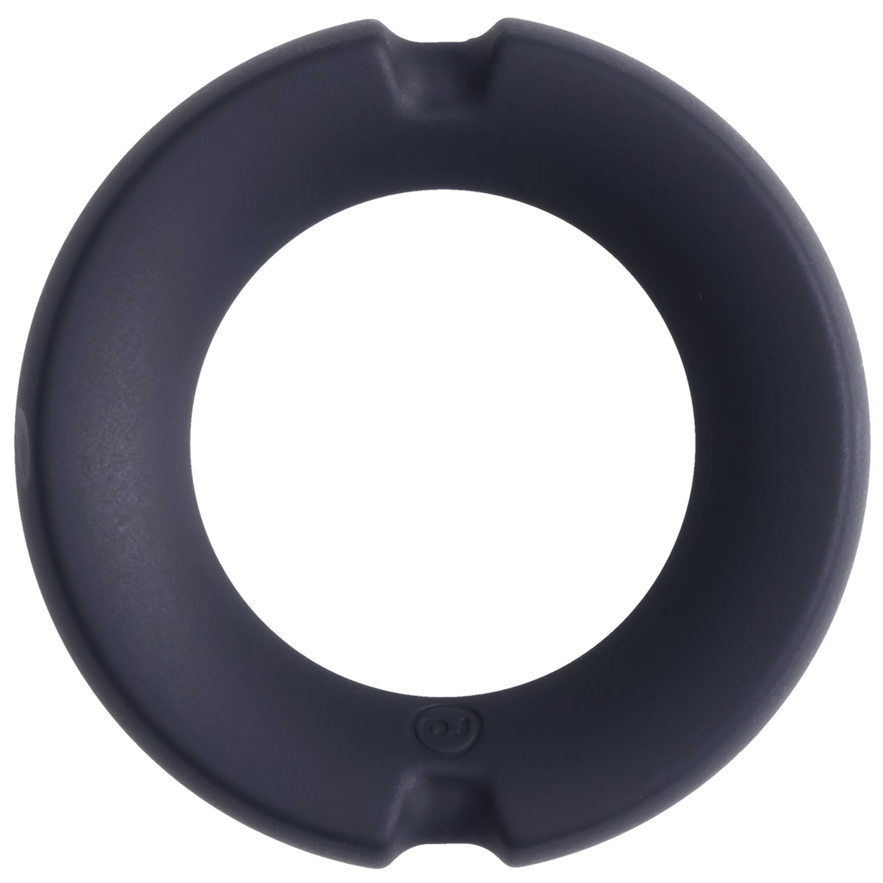 "Merci - the Paradox - Silicone Covered Metal Cock Ring - 45mm - Black DJ2402-39-BX"